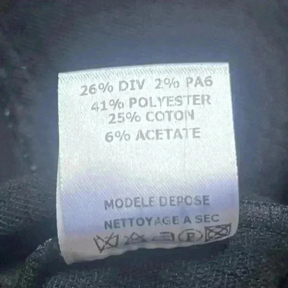 La Petite Française Black Sparkle Tulip Hem Patent Leather Accents Mini 38EU/6US - Picture 6 of 8